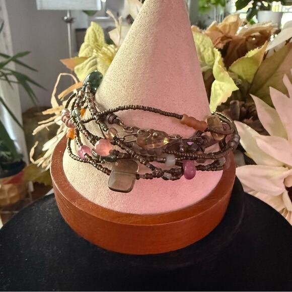 Silpada 925 Sterling Silver Beaded Multi Strand Bracelet - Picture 5 of 12